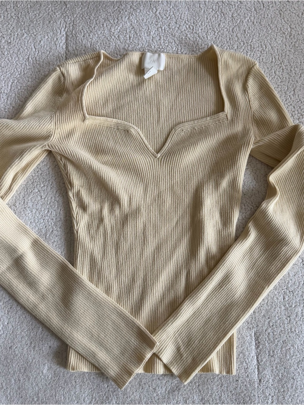 H&M KNIT LONG SLEEVE TOP